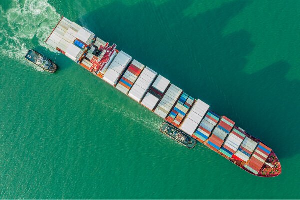 cargo ship carrying container for business import 1
