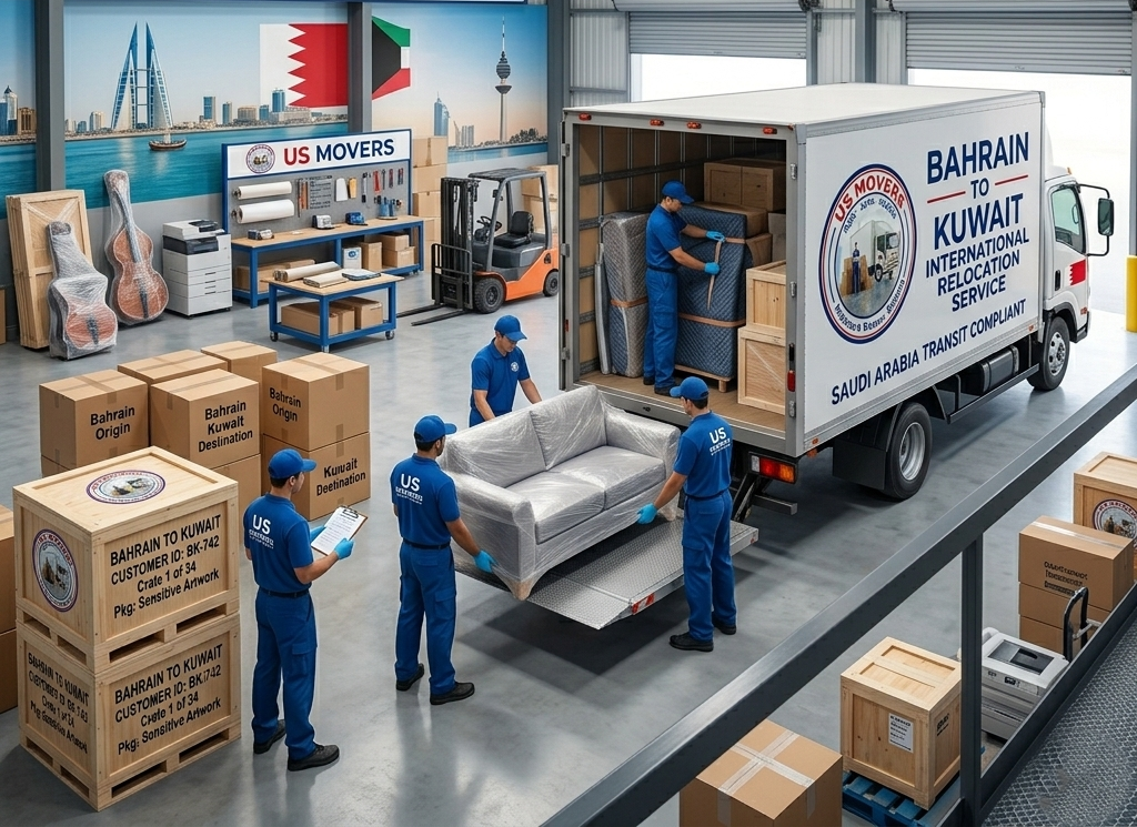 Bahrain to Kuwait Moving Services