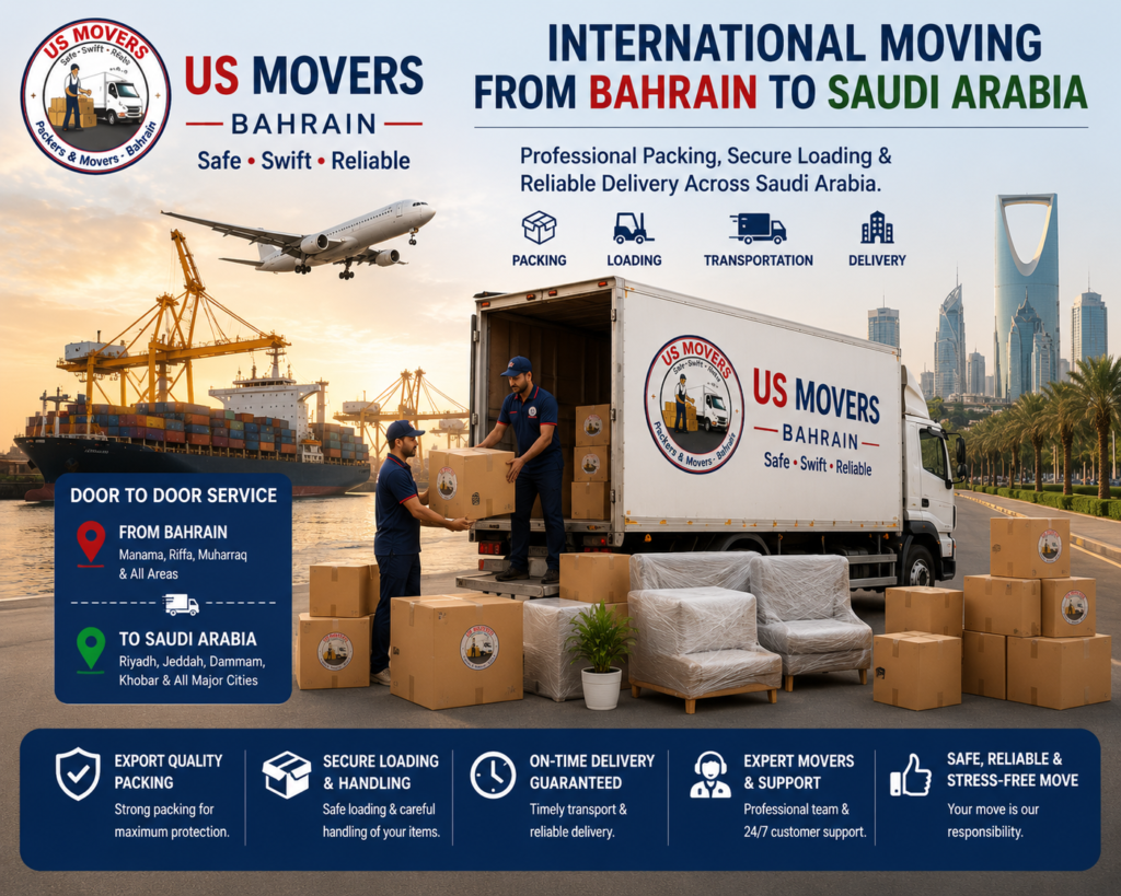 International moving from Bahrain